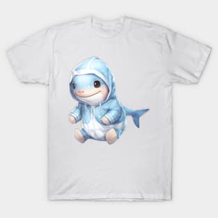 Great White Shark Wearing Pajamas T-Shirt